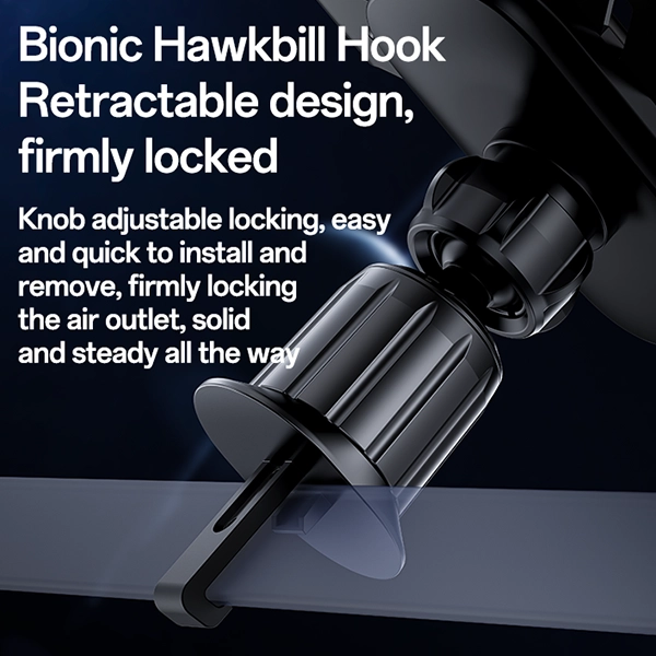 מעמד טלפון לרכב עם סיבוב 360 מעלות ונעילה מכנית Yesido C247