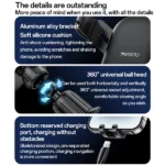 מעמד טלפון לרכב עם סיבוב 360 מעלות ונעילה מכנית Yesido C247