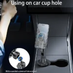 מעמד מגנטי לרכב תומך MagSafe מותאם למחזיק הכוסות Yesido C200