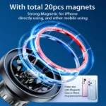 מעמד מגנטי לרכב תומך MagSafe מותאם למחזיק הכוסות Yesido C200