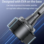 מעמד מגנטי לרכב תומך MagSafe מותאם למחזיק הכוסות Yesido C200