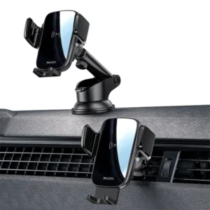 מעמד טעינה אלחוטי 15W לרכב עם זרוע טלסקופית ובסיס ואקום יציב Yesido C186