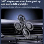 מעמד מגנטי לרכב תומך MagSafe עם סיבוב 360 מעלות ואחיזה חזקה Yesido C209