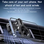 מעמד מגנטי לרכב תומך MagSafe עם סיבוב 360 מעלות ואחיזה חזקה Yesido C209