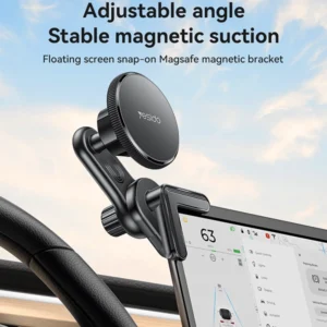 מעמד מגנטי לרכב תומך MagSafe עם סיבוב 360° מותאם למסכים Yesido C213
