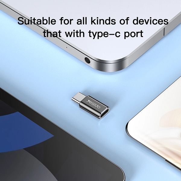 מתאם Type-C ל-Lightning טעינה והעברת נתונים מהירה Yesido GS22