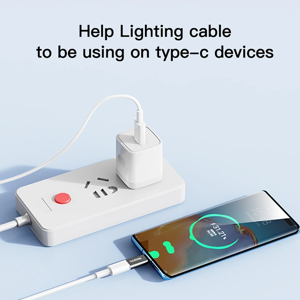 מתאם Type-C ל-Lightning טעינה והעברת נתונים מהירה Yesido GS22