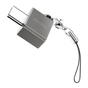 מתאם קומפקטי Type-C ל-USB לחיבור התקנים חיצוניים Yesido GS08