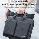 תיק לפטופ 14 אינץ׳ כחול כהה עם ידית אחיזה ורצועת כתף Yesido WB47