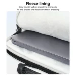 תיק לפטופ 14 אינץ׳ כחול כהה עם ידית אחיזה ורצועת כתף Yesido WB47