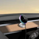 מעמד טעינה אלחוטי לרכב תומך MagSafe עם תאורת RGB עוצמתית | Miracase MMDM74
