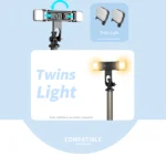 מקל סלפי מקצועי עם חצובה מתקפלת, יציב, נייד, מסתובב 360° | Q06