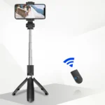 מקל סלפי מתקפל עם שלט בלוטות' וחצובה מובנית | L01s