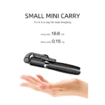 מקל סלפי מתקפל עם שלט בלוטות' וחצובה מובנית | L01s