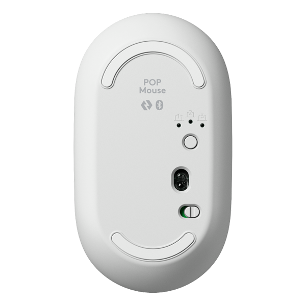 סט מקלדת ועכבר אלחוטיים Logitech POP ICON Combo לבן-כתום | עיצוב מיוחד, שקט ומותאם אישית