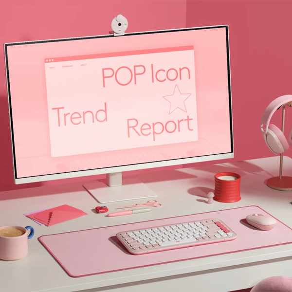 סט מקלדת ועכבר אלחוטיים Logitech POP ICON Combo שחור | עיצוב מיוחד, שקט ומותאם אישית