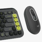 סט מקלדת ועכבר אלחוטיים Logitech POP ICON Combo שחור | עיצוב מיוחד, שקט ומותאם אישית