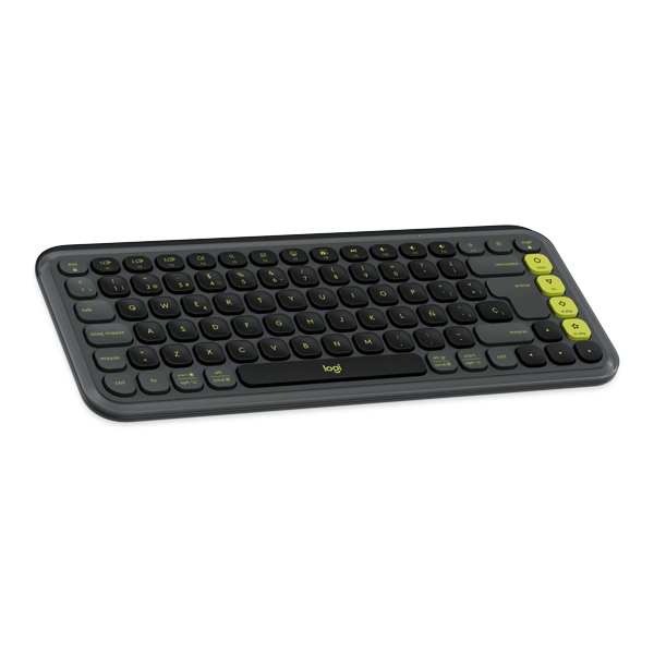 סט מקלדת ועכבר אלחוטיים Logitech POP ICON Combo שחור | עיצוב מיוחד, שקט ומותאם אישית
