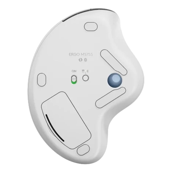 עכבר ארגונומי עם כדור עקיבה | אוף-ווייט | Logitech ERGO M575S