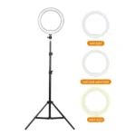 רינג לייט 36 ס״מ עם עוצמת תאורה משתנה ופיזור אור אחיד | YT-14R