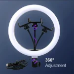 רינג לייט 36 ס״מ עם עוצמת תאורה משתנה ופיזור אור אחיד | YT-14R