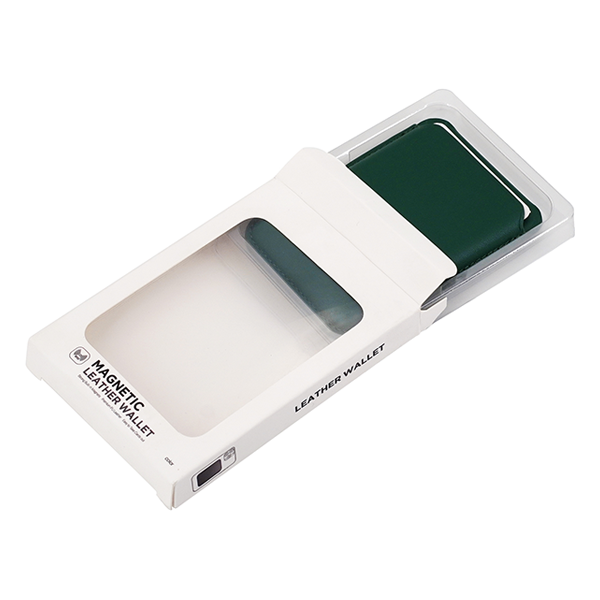 ארנק מגנטי MagSafe ירוק לאחסון כרטיסים