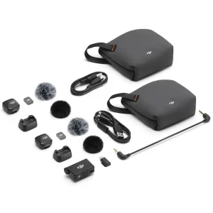 זוג מיקרופונים Dji Mic Mini קומפקטי במיוחד עם סאונד איכותי וביצועים יוצאי דופן 14