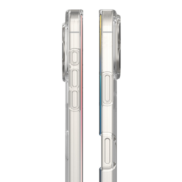 כיסוי לאייפון 16 פרו שקוף תומך MagSafe קליל עם הגנה מתקדמת | ZAGG Crystal Palace Lite