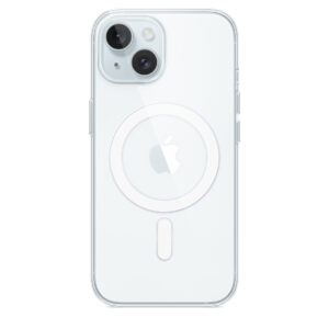 כיסוי מקורי לאייפון 15 שקוף תומך Magsafe מבית Apple