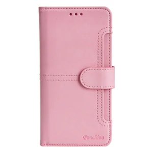 כיסוי ספר לאייפון 16e ורוד עם מקום לכרטיסים | Pouchino Tasca