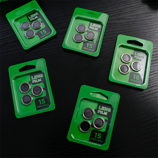 מגן מצלמה לאייפון 16 פלוס שחור עמיד וקשיח | Camera Lens Protector