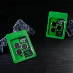 מגן מצלמה לאייפון 16 פלוס שחור עמיד וקשיח | Camera Lens Protector