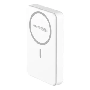 מטען נייד מגנטי 15W 10,000mAh תומך MagSafe לבן | PureGear