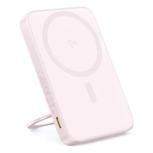 סוללת גיבוי מגנטית 5000mAh 20W ורודה תומכת MagSafe עם מעמד | Baseus Picogo