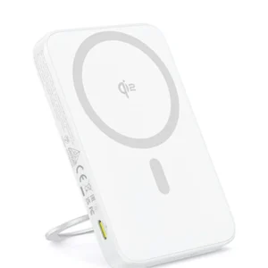 סוללת גיבוי מגנטית 5000mAh 20W לבנה תומכת MagSafe עם מעמד | Baseus Picogo