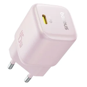 ראש מטען Type-C 45W ורוד קומפקטי | Baseus PicoGo GaN