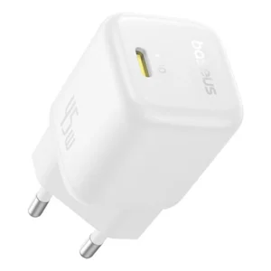 ראש מטען Type-C 45W לבן קומפקטי | Baseus PicoGo GaN