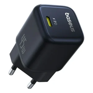 ראש מטען Type-C 45W שחור קומפקטי | Baseus PicoGo GaN