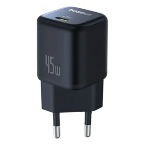 ראש מטען Type-C 45W שחור קומפקטי | Baseus PicoGo GaN