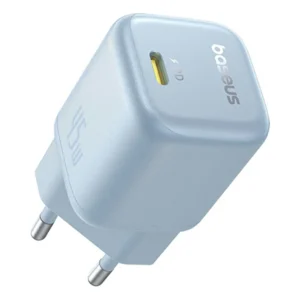 ראש מטען Type-C 45W תכלת קומפקטי | Baseus PicoGo GaN