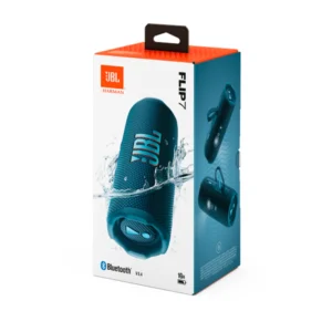 רמקול JBL Flip 7 אלחוטי כחול | סאונד איכותי ועוצמתי במיוחד