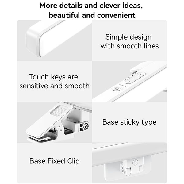תאורת שולחן חכמה וניידת עם טעינה מהירה 3,600mAh ועיצוב מגנטי | Yesido DH11