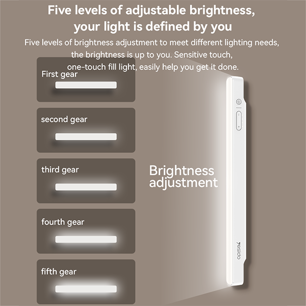 תאורת שולחן חכמה וניידת עם טעינה מהירה 3,600mAh ועיצוב מגנטי | Yesido DH11