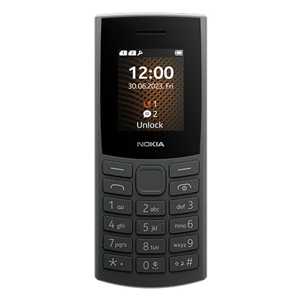 טלפון נייד Nokia 105 4G בצבע שחור עמיד וחכם עם קליטה מעולה