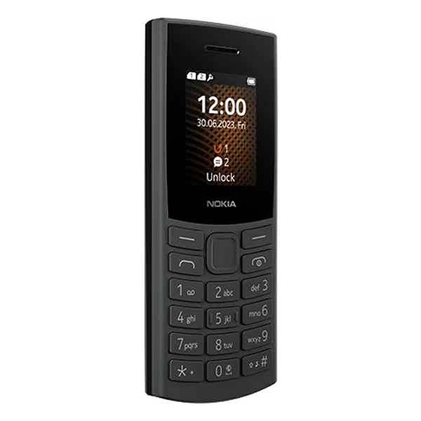טלפון נייד Nokia 105 4G בצבע שחור עמיד וחכם עם קליטה מעולה