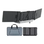 מסך נייד כפול FHD ללפטופ עם חיבורי USB-C ו-HDMI ורמקולים מובנים | S2 Triple Screen Extender