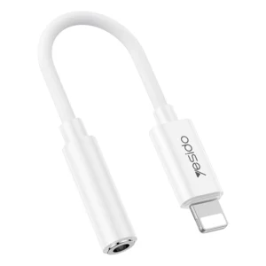 מתאם אודיו 3.5 מ"מ ל-Lightning קומפקטי | Yesido YAU44
