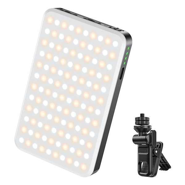 מנורת סלפי LED ניידת עם קליפס עם 3 מצבי תאורה | Yesido DH12