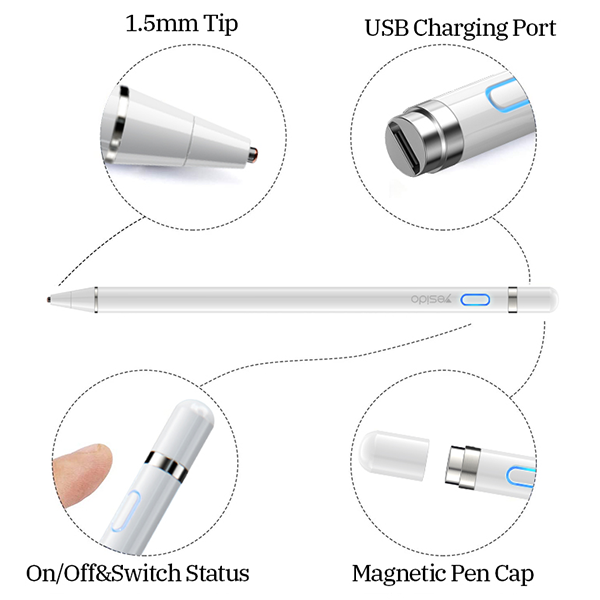 עט סטיילוס אוניברסלי לטאבלטים וסמארטפונים | Yesido ST05