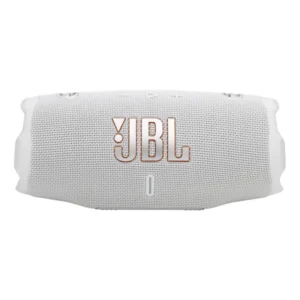 רמקול JBL Charge 6 לבן עם סאונד עוצמתי וסוללה חזקה
